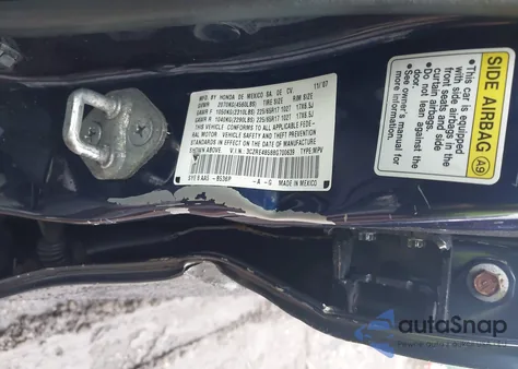 2008 Honda Cr-V Ex из США, поврежденный, VIN 3CZRE48588G700639